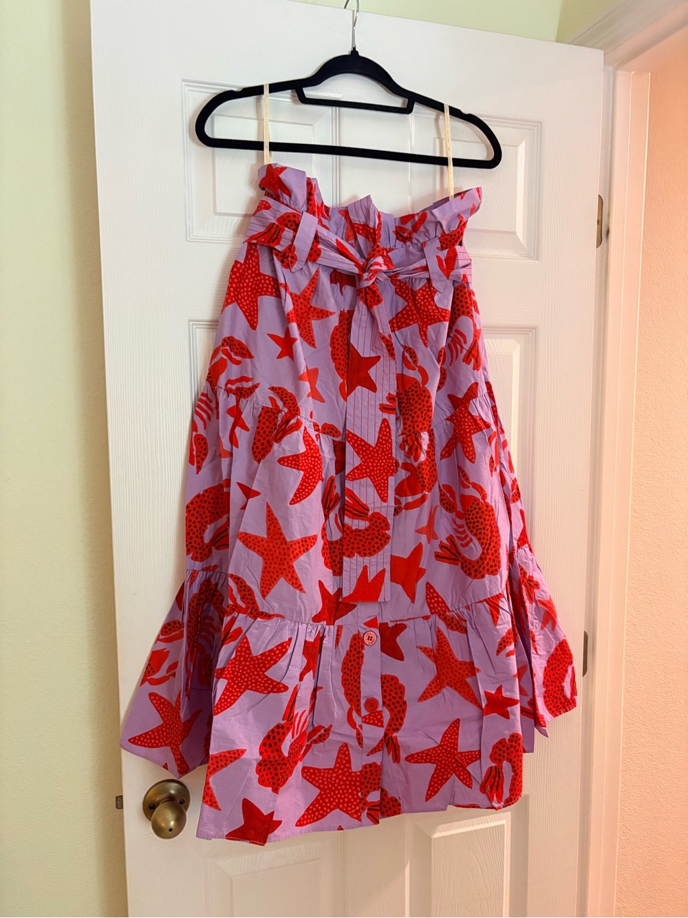 NWT Farm Rio Lobster Sky Midi Skirt Size Medium - Picture 2 of 3